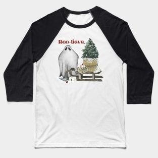 Boo-Lieve (Believe) Holiday Winter Ghost Baseball T-Shirt